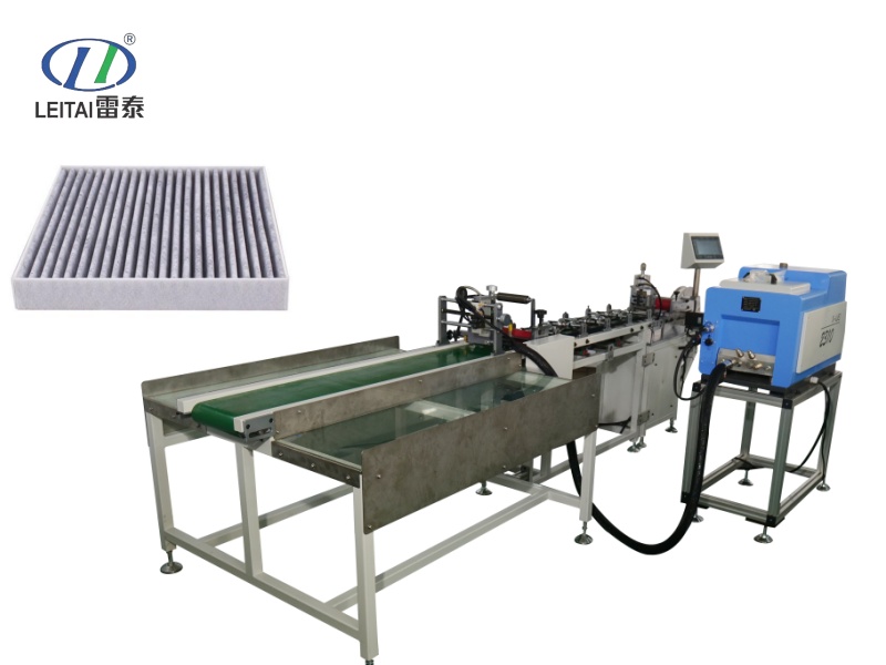 Halbautomatische Seitenklebemaschine für Innenraumluftfilter
