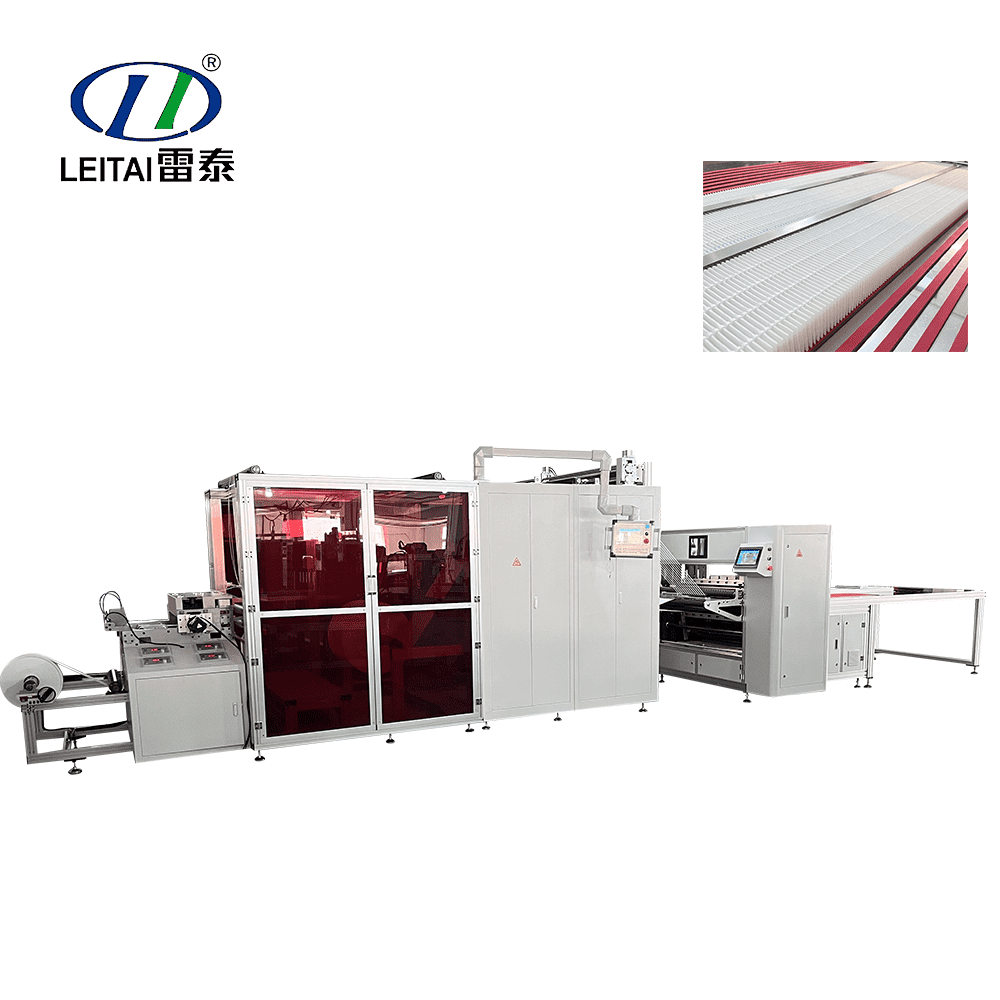 LTNWG-1050 Produktionslinie für hochtemperaturbeständiges Glasfaserdraht-Papierplissieren